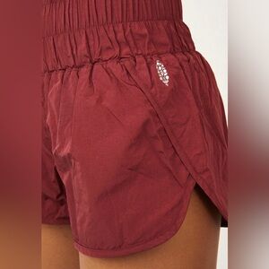 Free people the way home shorts maroon